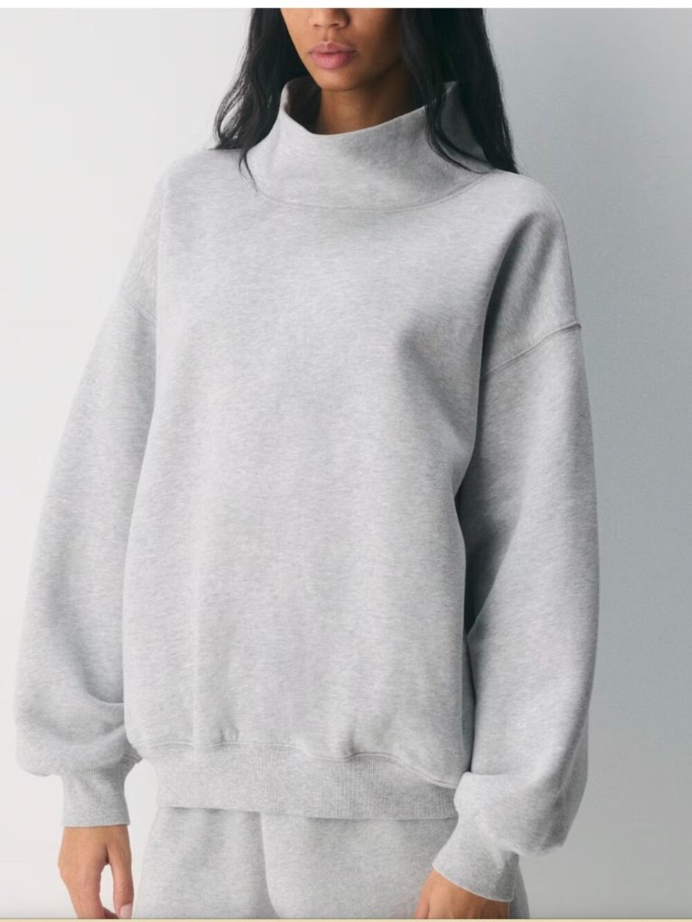 Aritzia Cozy Sweatfleece Mega Funnel Neck